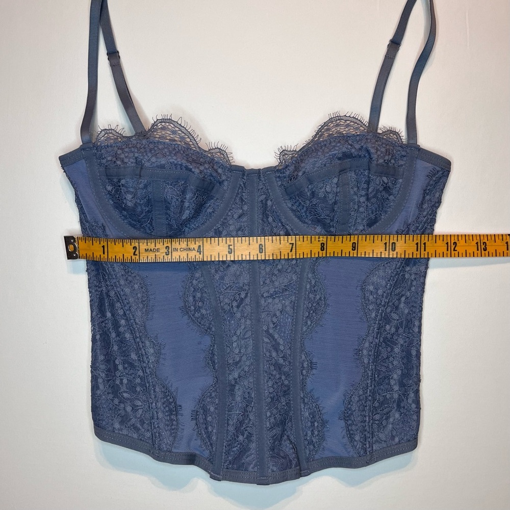 Urban Outfitters Out From Under Modern Love Corset Top Fairy Lace Womens Sz. S - Picture 9 of 13